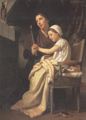 Adolphe William Bouguereau The Thank Offering (mk26) oil painting picture